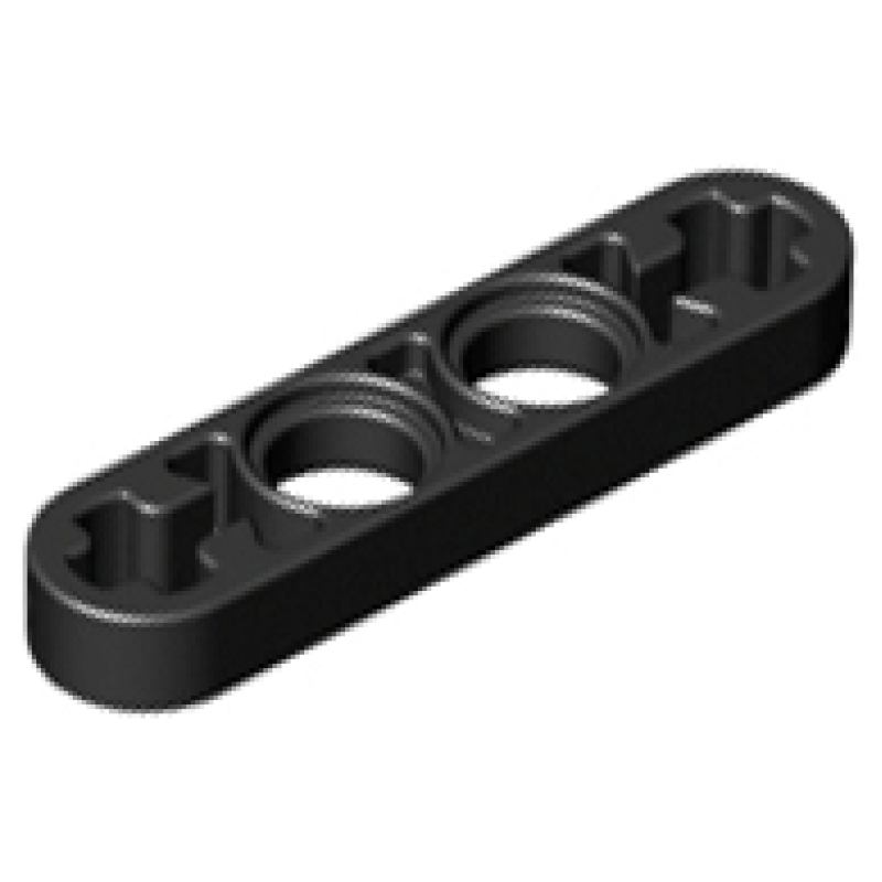 Technic, Hefbalk Dun 1x4 Black